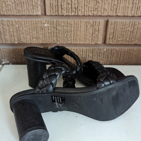 A New Day Black braided sandals - Picture 4 of 5